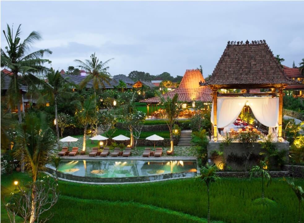 Celebration space at Alaya Resort Ubud in central Ubud