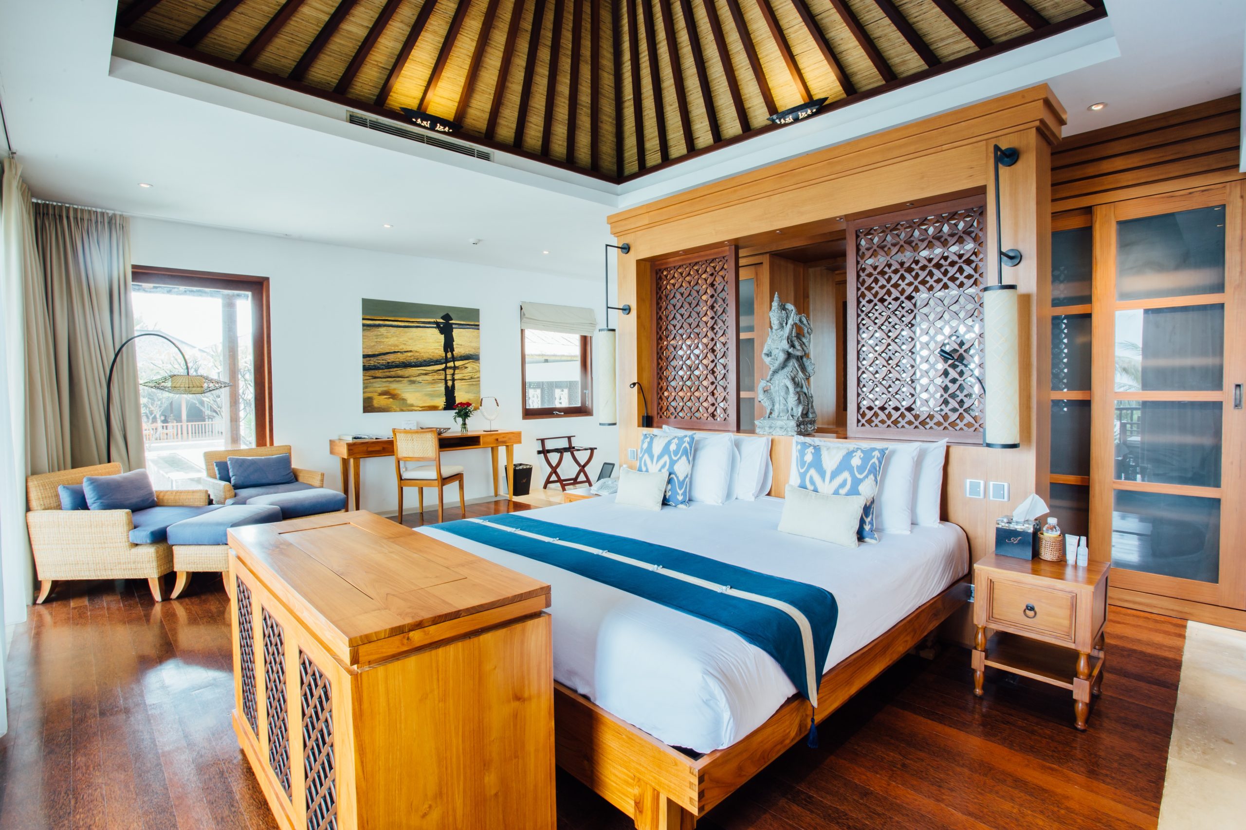 Master bedroom at Puri Salila, Anapuri Villas