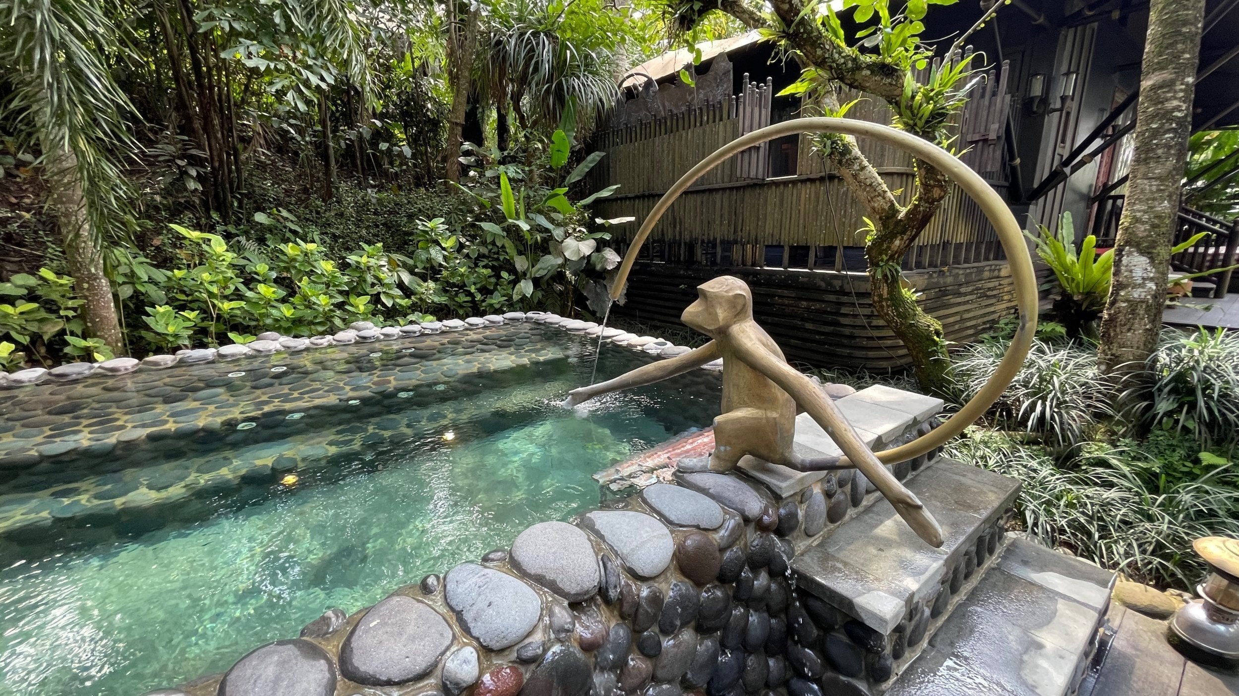 Keliki Valley bedroom tent at Capella Ubud surrounded by rainforest