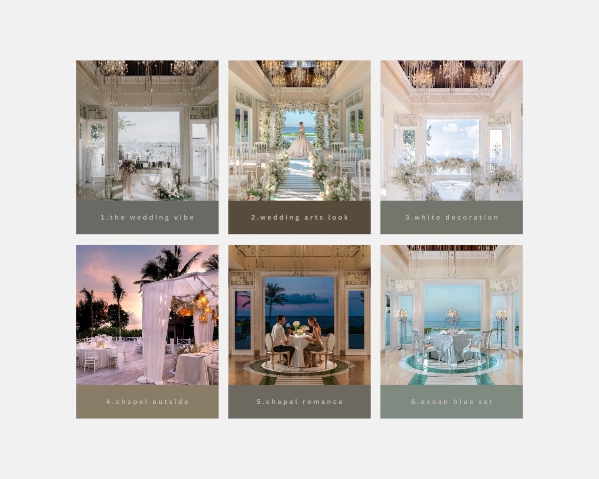 Cloud Nine Chapel at The St. Regis Bali, a glasshouse chapel set over a reflecting pond beside the beach in Nusa Dua