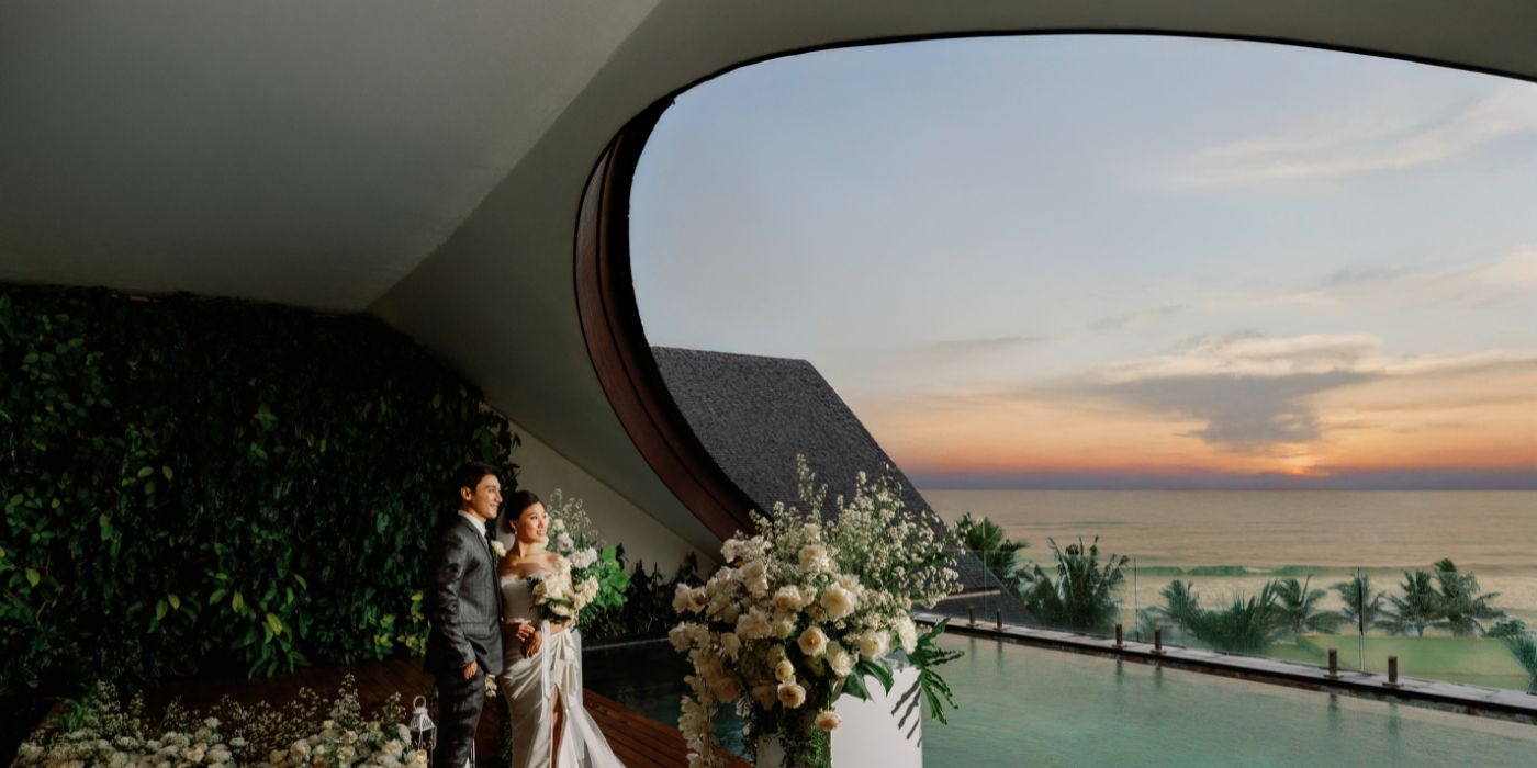 Wedding ceremony and setup at COMO Uma Canggu in canggu, Bali