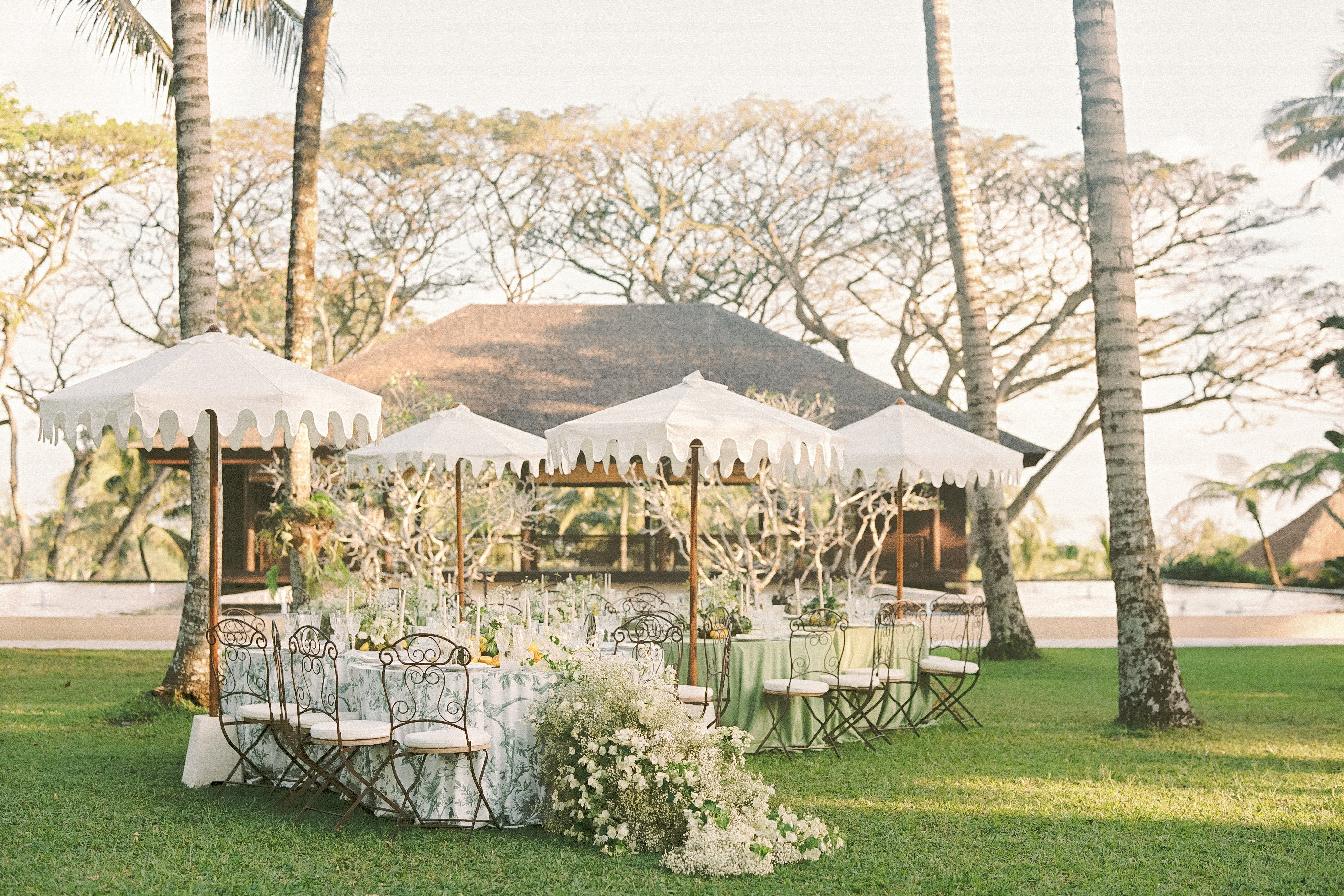 Venue spaces at COMO Uma Canggu with tropical gardens in canggu