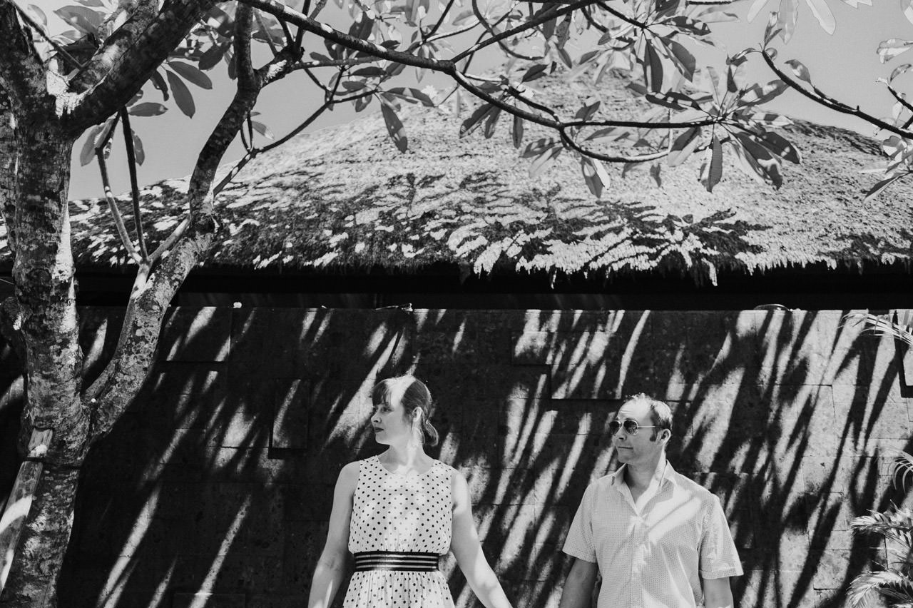 Wedding ceremony moment at Kamandalu Ubud with tropical valley backdrop, Ubud