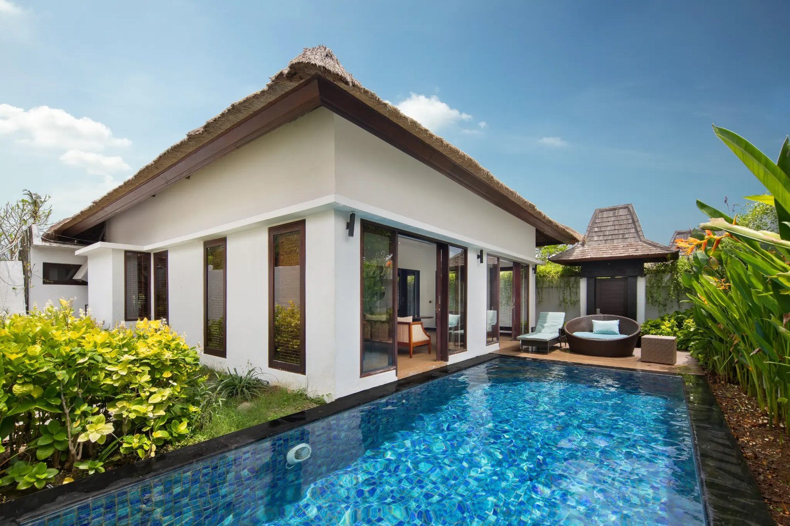 Pool villa and garden at Lembongan Beach Club & Resort, Jungut Batu, Nusa Lembongan, Bali