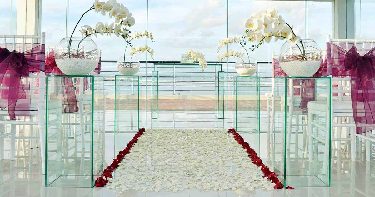 Glass Oracle Chapel at Mahogany Hotel in Nusa Dua, Bali
