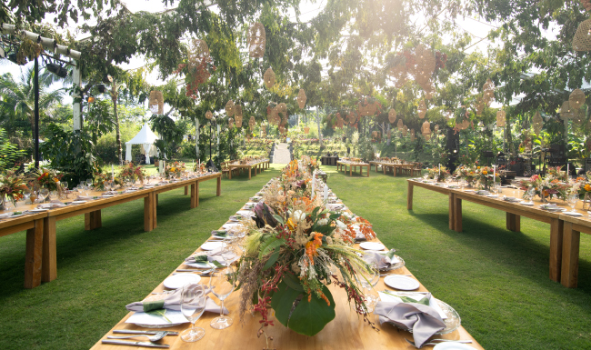 Wedding celebration at Padma Resort Ubud in Payangan