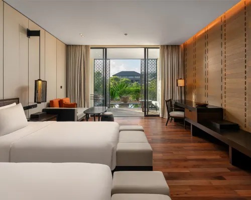 Ocean-view suite at Radisson Blu Bali Uluwatu, Pecatu