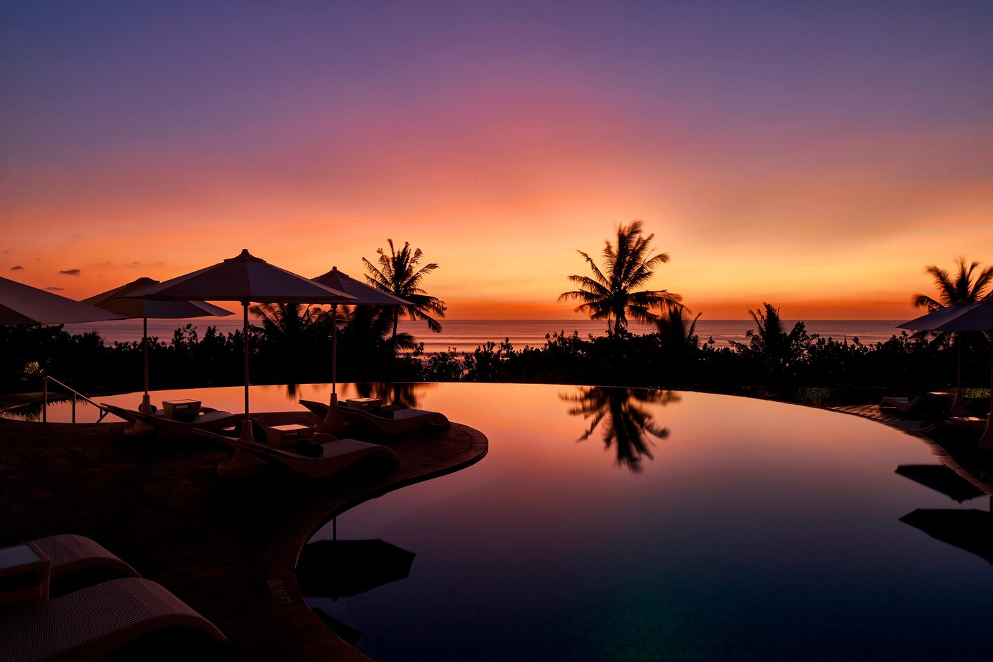 The pool and resort grounds at Sheraton Bali Kuta Resort