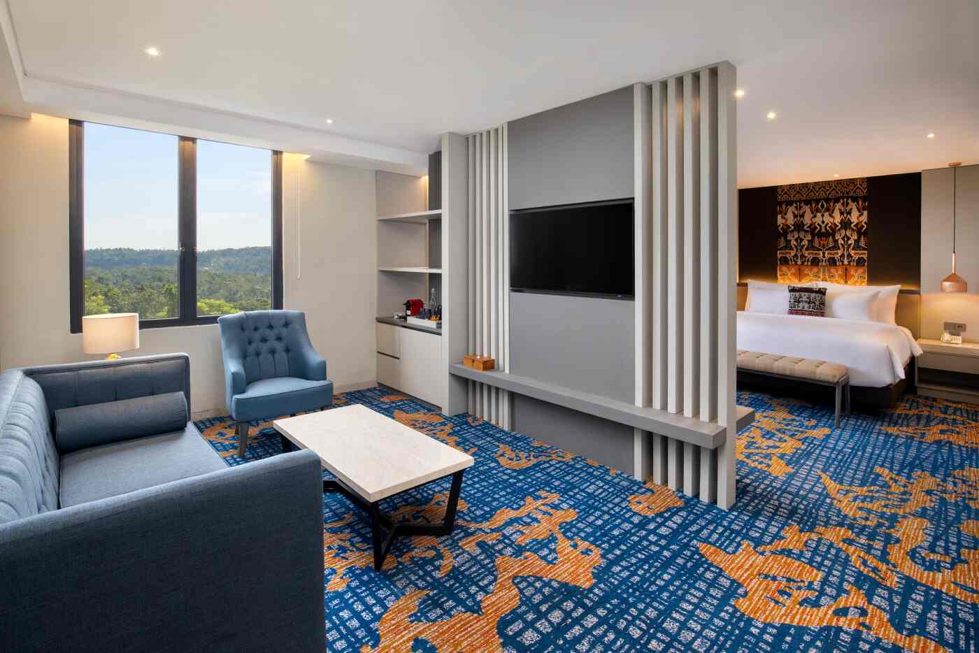 Executive suite with a king bed and island view at Sima Hotel Sumba, Sumba