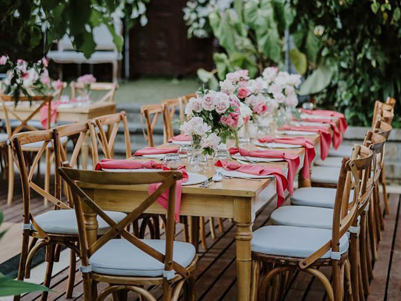 Wedding event at Teras Divya surrounded by nature
