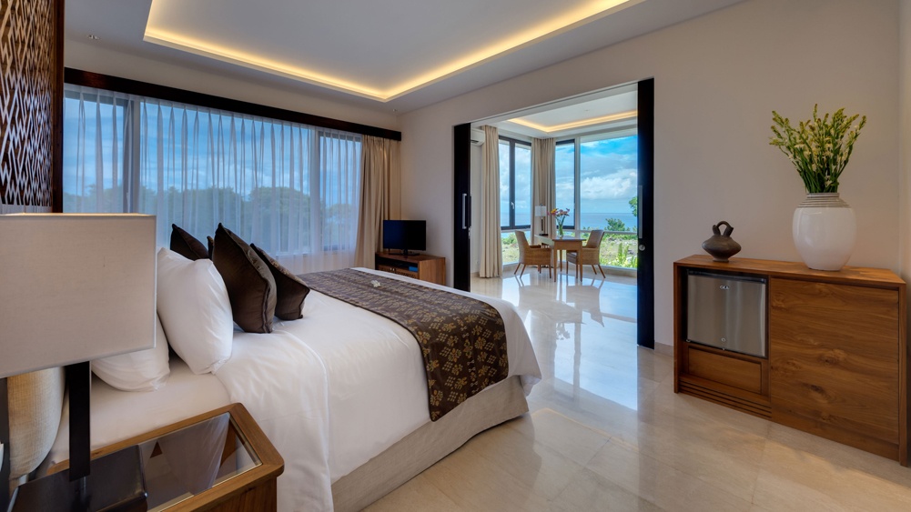 Downstairs king bedroom suite at The Pala