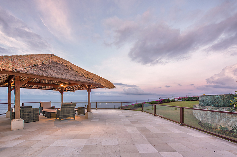 Clifftop ceremony area at Villa Bale Agung, Bali
